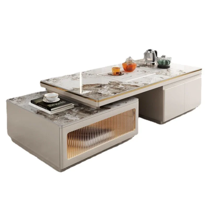 HXL Multi-Functional Coffee Table TV Cabinet Combination Light Luxury Stone Plate Retractable Household Rectangular Tea Table
HXL Multi-Functional Coffee Table TV Cabinet Combination Light Luxury Stone Plate Retractable Household Rectangular Tea Table
