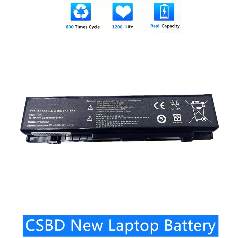 CSBD New SQU-1007 Laptop Battery for E217462 Battery Laptop CQB918 SQU-1007 SQU-1017 battery for LG Xnote P420 PD420 S530 S430
CSBD New SQU-1007 Laptop Battery for E217462 Battery Laptop CQB918 SQU-1007 SQU-1017 battery for LG Xnote P420 PD420 S530 S430