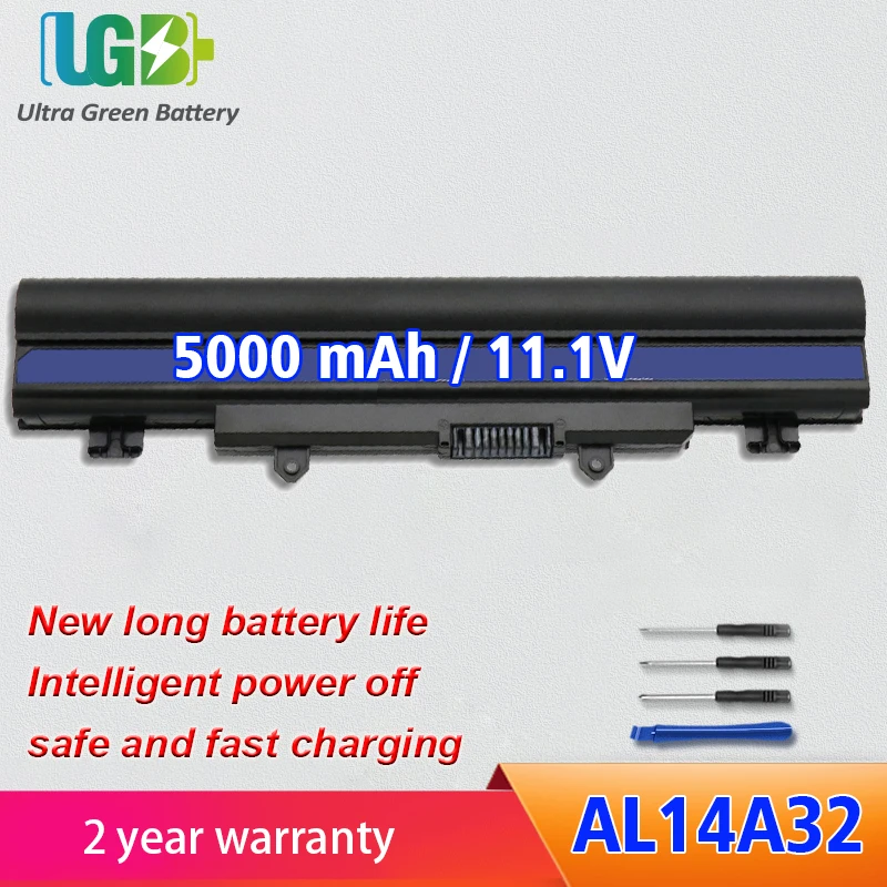 

UGB New AL14A32 Battery For Acer Aspire E1-571 E1-571G E5-421 E5-471 E5-511 E5-571 E5-571P E5-551 E5-521 V3-472 V3-572