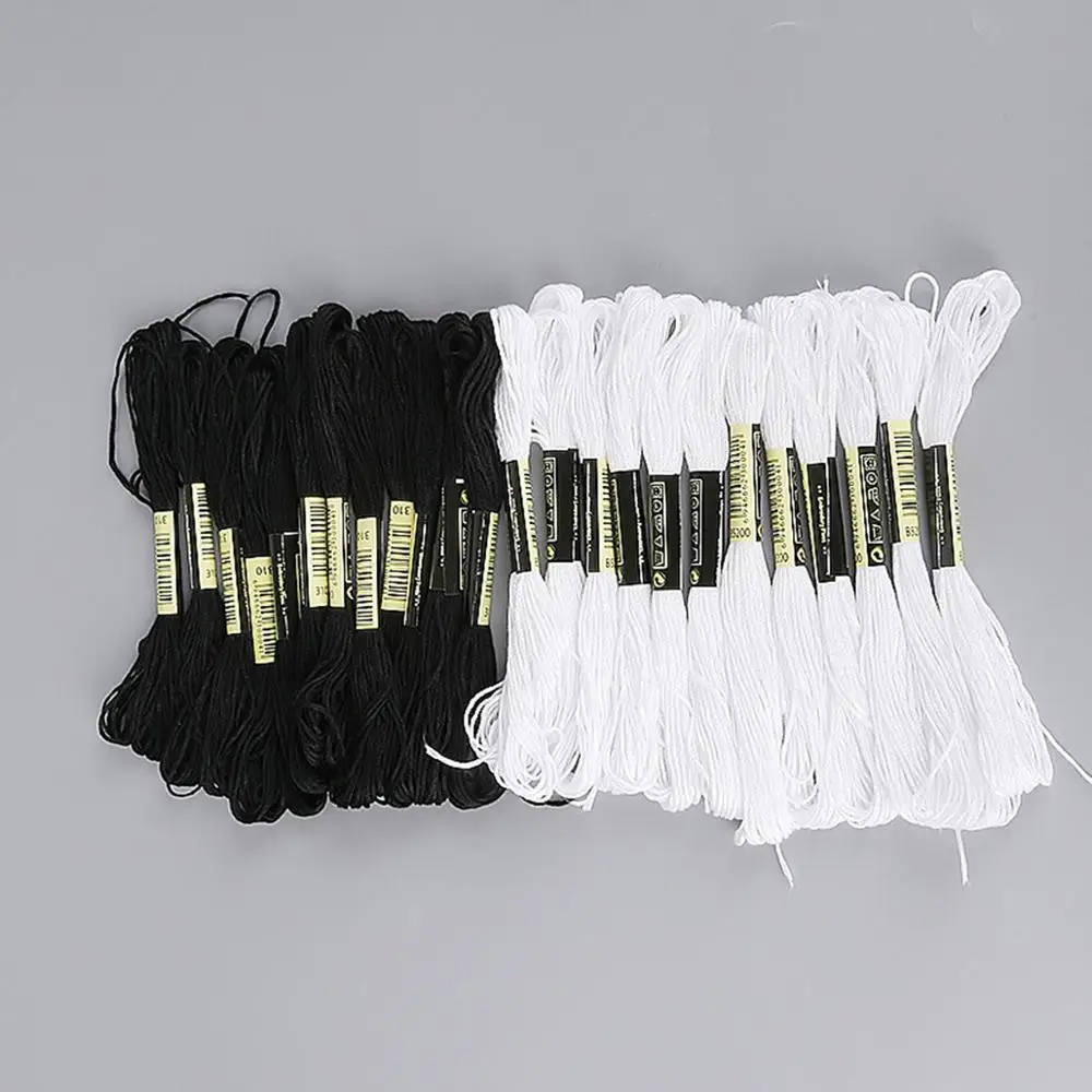 6 White+6 Black DMC embroidery floss Cross Stitch Cotton Embroidery Thread Floss Sewing Skeins 1
6 White+6 Black DMC embroidery floss Cross Stitch Cotton Embroidery Thread Floss Sewing Skeins 1