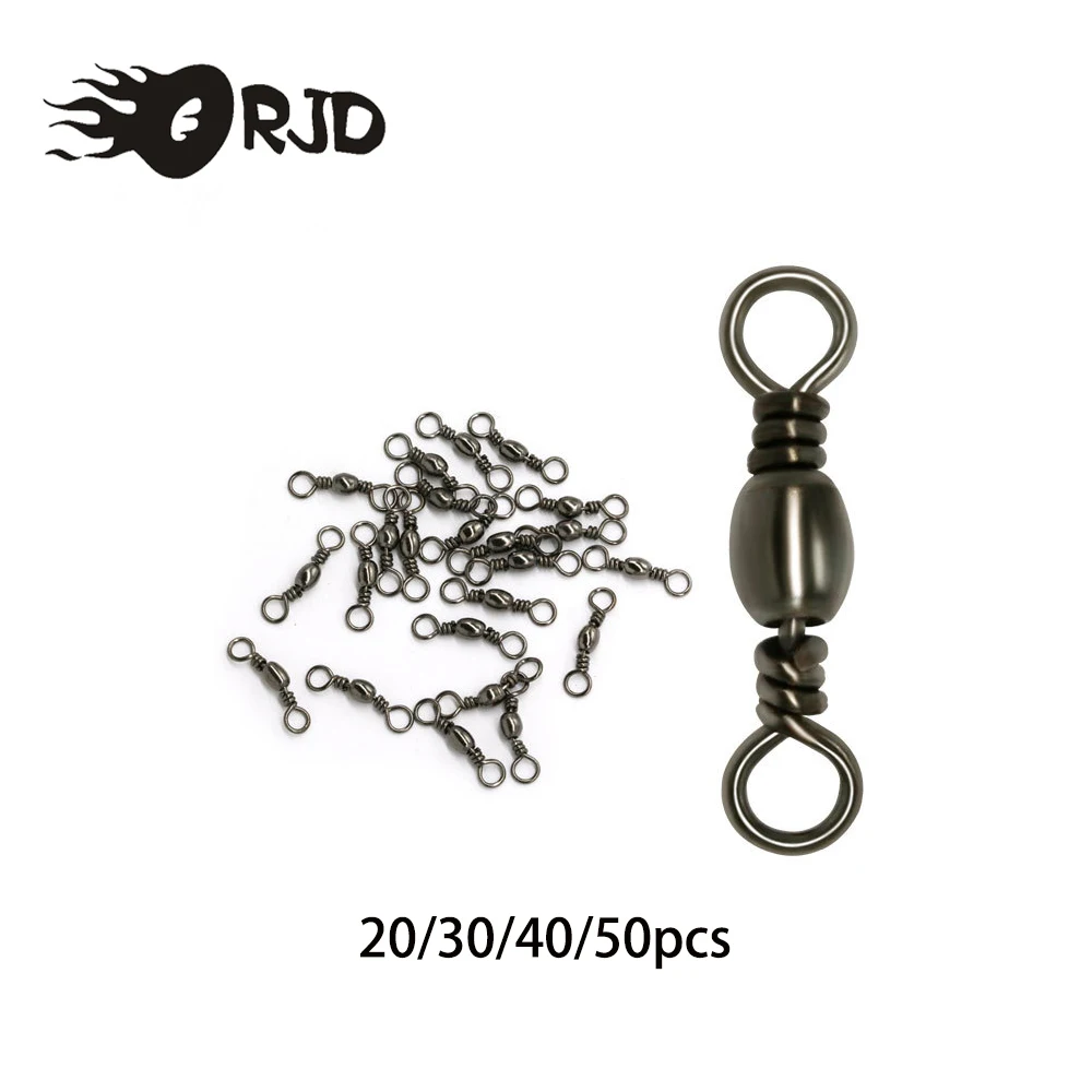ORJD Fishing Rolling Swivel Snap 20-50pcs Barrel Swivel Solid Ring Stainless Hook Lure Connector Carp Fishing Tackle Accessories
ORJD Fishing Rolling Swivel Snap 20-50pcs Barrel Swivel Solid Ring Stainless Hook Lure Connector Carp Fishing Tackle Accessories