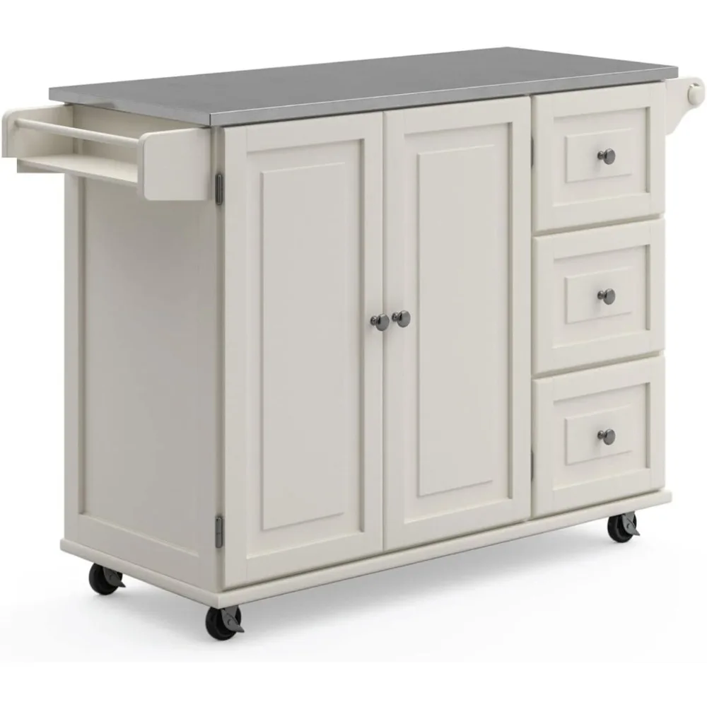 Kitchen Cart with Stainless Steel Metal Top, Rolling Mobile, Kitchen Island, Storage and Towel Rack, 54 Inch Width Trolley, Home
Kitchen Cart with Stainless Steel Metal Top, Rolling Mobile, Kitchen Island, Storage and Towel Rack, 54 Inch Width Trolley, Home