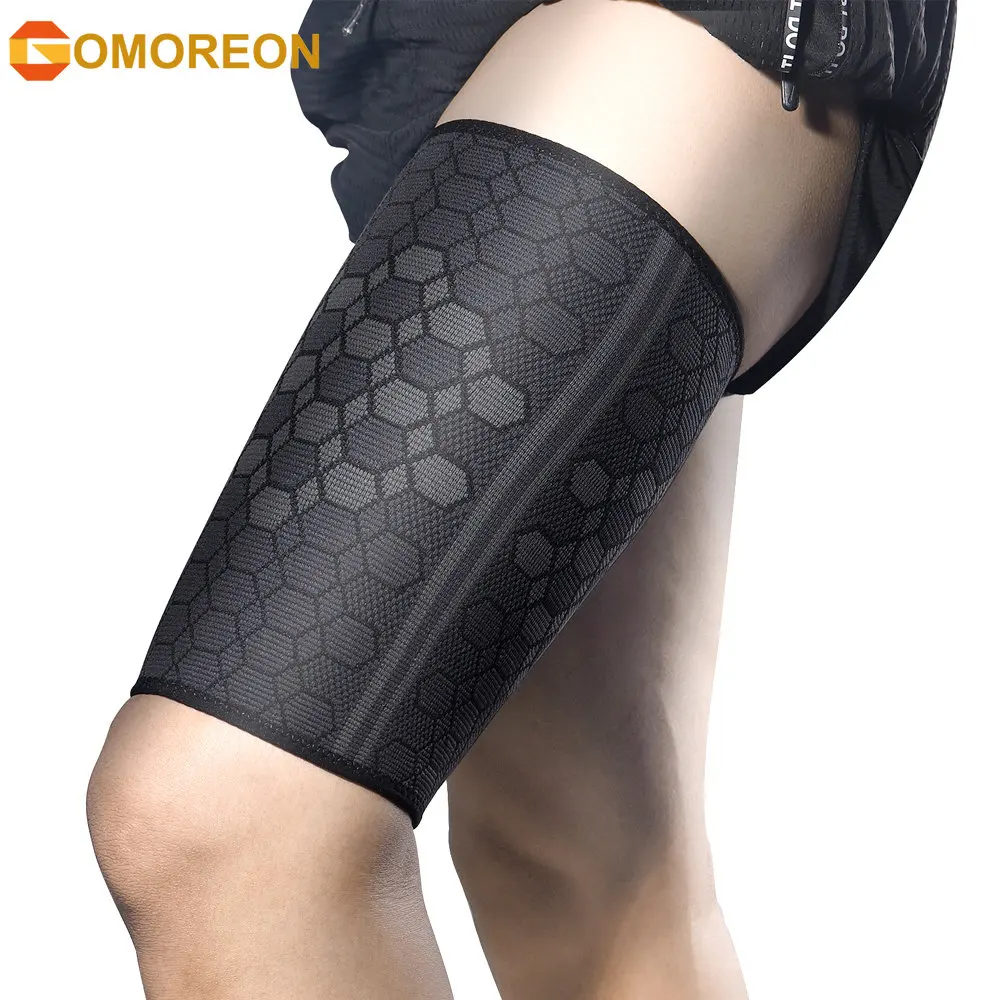 GOMOREON 1Pcs Thigh Compression Sleeves – Quad and Hamstring Support – Upper Leg Sleeves for Men Women
GOMOREON 1Pcs Thigh Compression Sleeves – Quad and Hamstring Support – Upper Leg Sleeves for Men Women