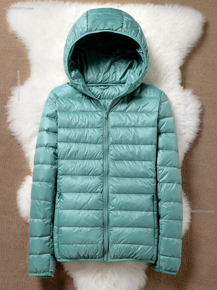 Winter Ultra Light Thin Down Jacket Women Hooded Duck Down Jacket Casual Warm Internet Down Jacket Solid Slim Coat With Zipper
Winter Ultra Light Thin Down Jacket Women Hooded Duck Down Jacket Casual Warm Internet Down Jacket Solid Slim Coat With Zipper