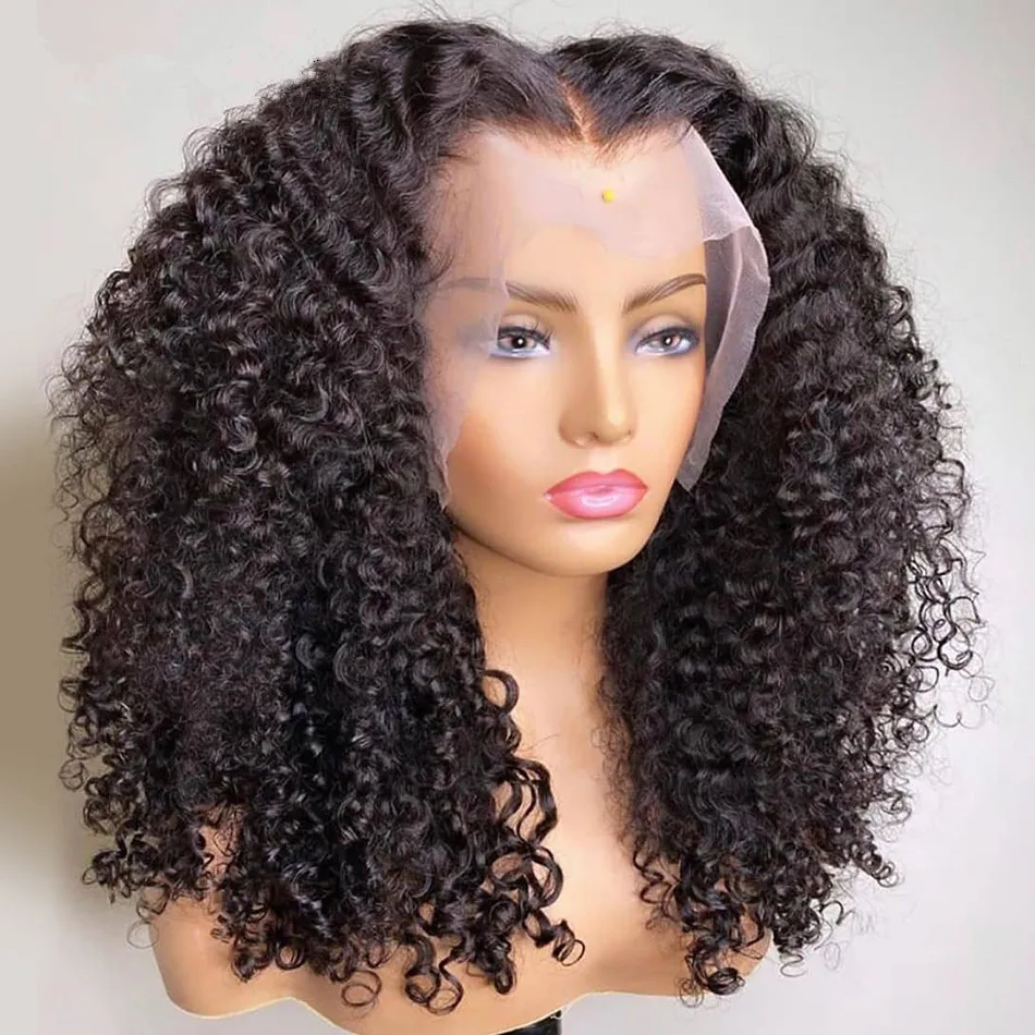 PrePlucked Glueless Soft 180%Density Deep Kinky Curly 26“Long Natural Black Lace Front Wigs For African Women Babyhair Daily
PrePlucked Glueless Soft 180%Density Deep Kinky Curly 26“Long Natural Black Lace Front Wigs For African Women Babyhair Daily