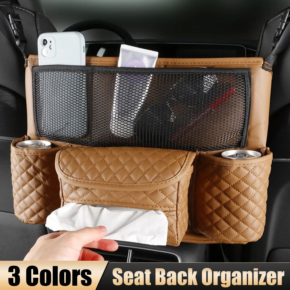 Universal Car Seat Storage Bag PU Leather Auto Seat Middle Hanging Box Pocket For Stowing Car Organizer Holder For Handbag Drink
Universal Car Seat Storage Bag PU Leather Auto Seat Middle Hanging Box Pocket For Stowing Car Organizer Holder For Handbag Drink