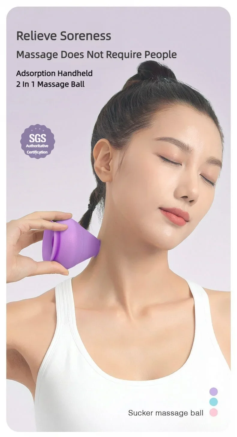Wall-mounted Fascia Cone Multi-Function Suction Cup Wall Massager For Back Muscle Relaxation Arm Foot Massager Trigger Point 1 S8b15d49a01b04dd0b5b069d557728cdcj
