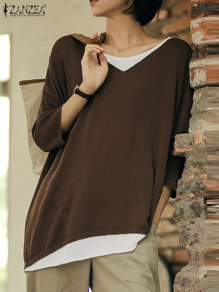 Блузка ZANZEA модные женские топы Цветные Лоскутные повседневные свободные рубашки 2024 летние винтажные Блузы с рукавом и круглым вырезом
Блузка ZANZEA модные женские топы Цветные Лоскутные повседневные свободные рубашки 2024 летние винтажные Блузы с рукавом и круглым вырезом