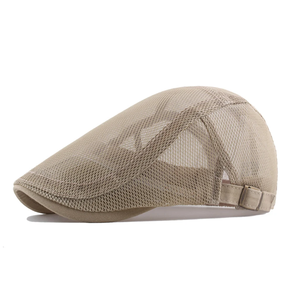 Fashionable and Trendy Mens Breathable Mesh Ivy Hat Cap Retro Style Summer Newsboy Beret Ascot Flat Cabbie Hat
Fashionable and Trendy Mens Breathable Mesh Ivy Hat Cap Retro Style Summer Newsboy Beret Ascot Flat Cabbie Hat
