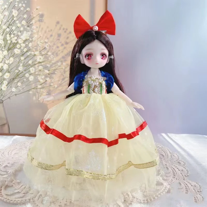 23cm Kawaii BJD Doll Girl 6 Points Joint Movable Doll with Fashion Clothes Soft Hair Dress Up Girl Toys Birthday Gift Doll New
23cm Kawaii BJD Doll Girl 6 Points Joint Movable Doll with Fashion Clothes Soft Hair Dress Up Girl Toys Birthday Gift Doll New