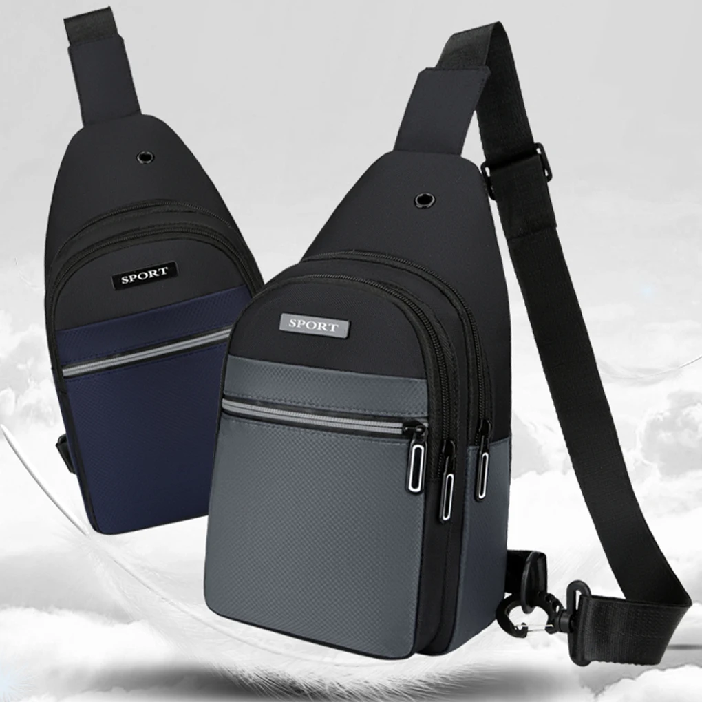 Soft Polyster Chest Bag Hands Free No Burden Large Capacity With Earphone Hole Outdoors Chest Bags
Soft Polyster Chest Bag Hands Free No Burden Large Capacity With Earphone Hole Outdoors Chest Bags