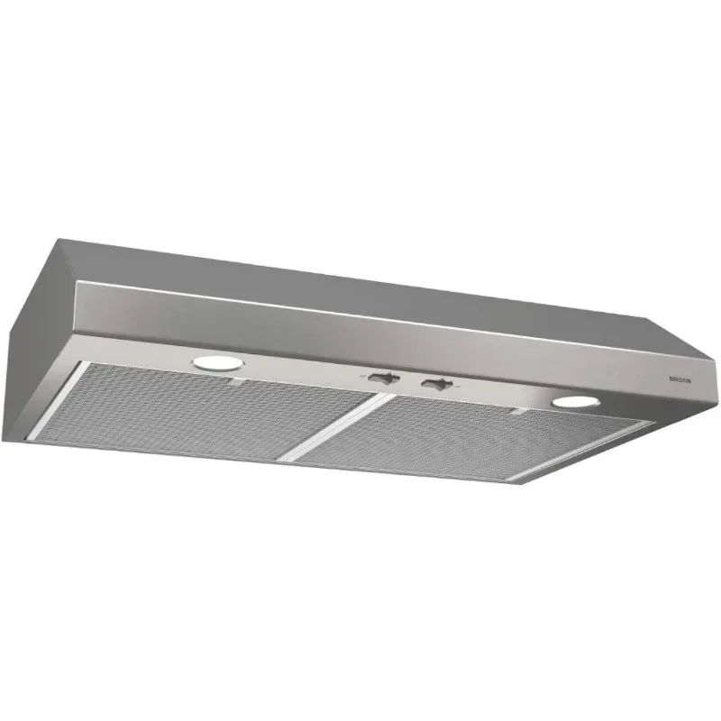 

HAOYUNMA 42-inch Under-Cabinet 4-Way Convertible Range Hood with 2-Speed Exhaust Fan and Light, 300 Max Blower