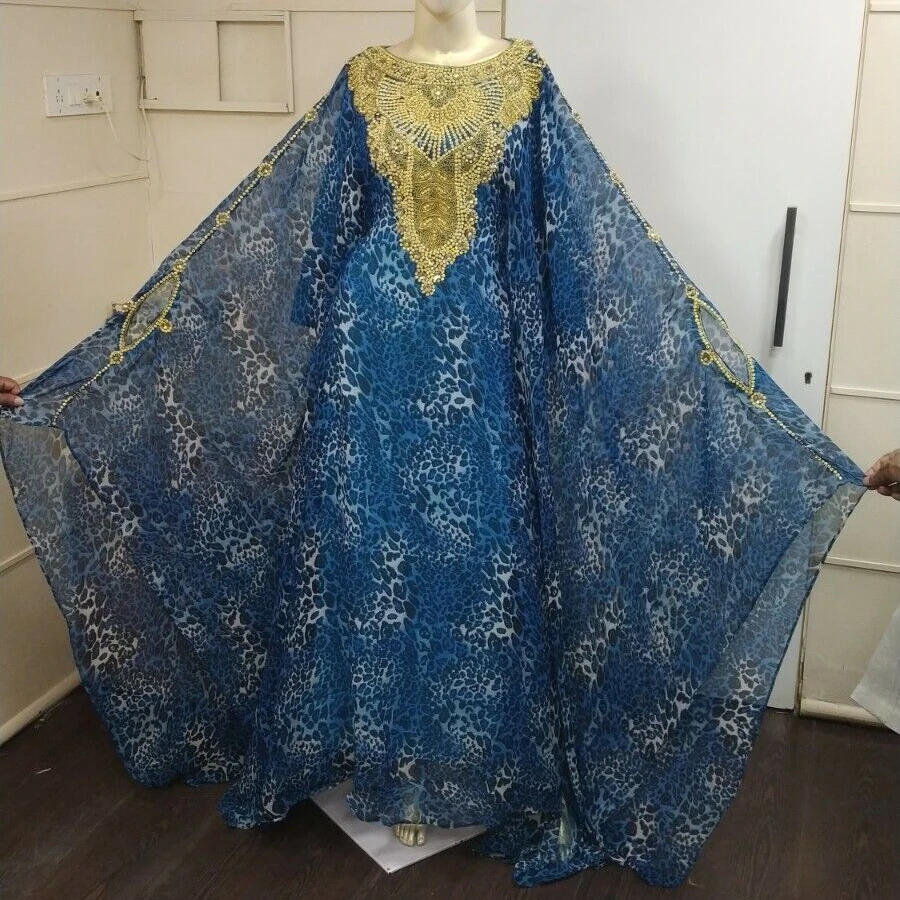 Dubai Kaftan Moroccan Abaya Dress Maxi Very Fancy Long Gown Round Neck Stud Beads Caffan
Dubai Kaftan Moroccan Abaya Dress Maxi Very Fancy Long Gown Round Neck Stud Beads Caffan