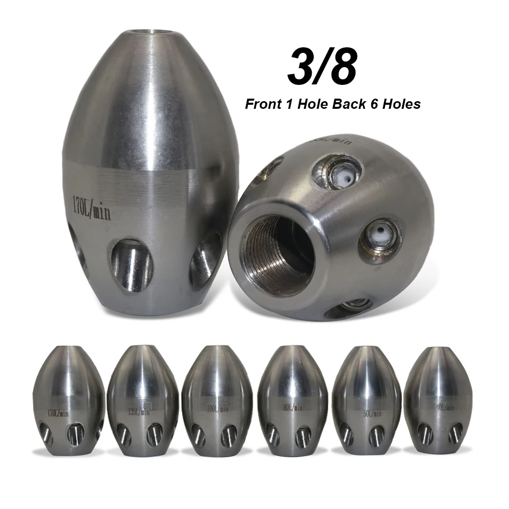 3/8 Internal Thread Nozzle High-Pressure Cleaning Suction Truck Ceramic Hole Nozzle of Dredging Truck 100~300Bar 40~170L/min
3/8 Internal Thread Nozzle High-Pressure Cleaning Suction Truck Ceramic Hole Nozzle of Dredging Truck 100~300Bar 40~170L/min