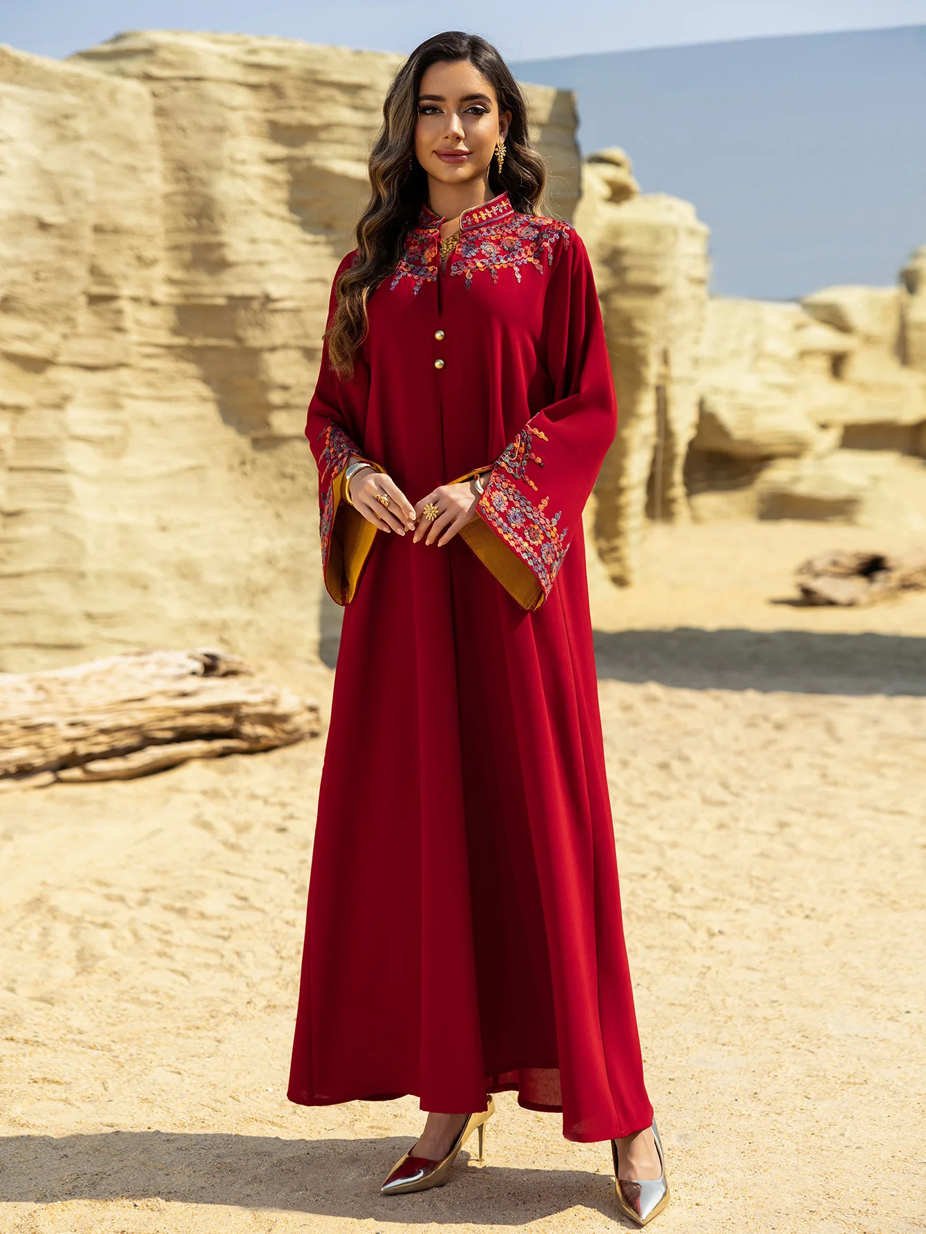 فستان إسلامي لعيد رمضان، قفطان مغربي مبهر، ملابس إسلامية تركية سعودية، جلابية للحفلات فستان إسلامي لعيد رمضان، قفطان مغربي مبهر، ملابس إسلامية تركية سعودية، جلابية للحفلات