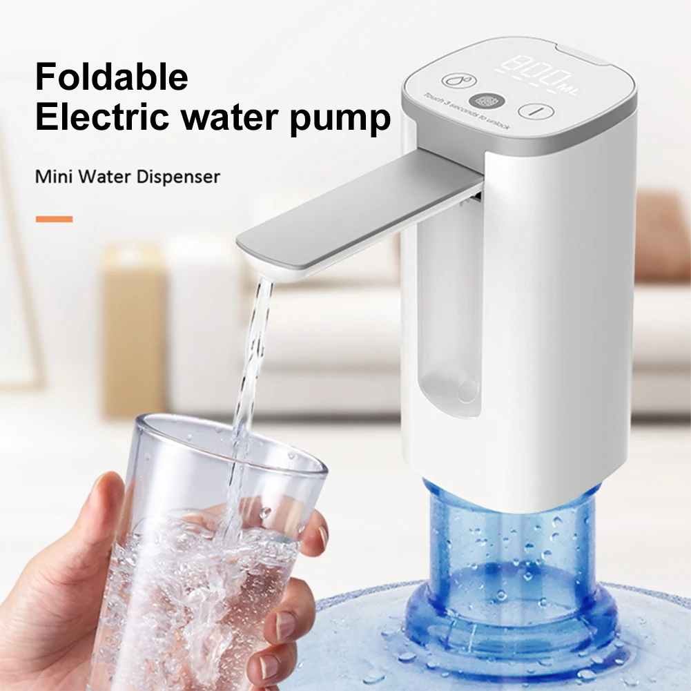 Electric Water Dispenser Pump Automatic Water Bottle Pump With Hose USB Rechargeable Drinking Pump Dispenser For Home Office
Electric Water Dispenser Pump Automatic Water Bottle Pump With Hose USB Rechargeable Drinking Pump Dispenser For Home Office