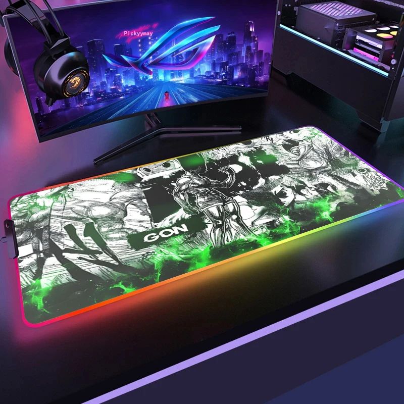 Hunter x Hunter Mouse Pad RGB Mousepad Keyboard Gaming Carpet Backlit Mat Computer Pc Gaming Table Gamer Mausepad Desk Pad LED
Hunter x Hunter Mouse Pad RGB Mousepad Keyboard Gaming Carpet Backlit Mat Computer Pc Gaming Table Gamer Mausepad Desk Pad LED