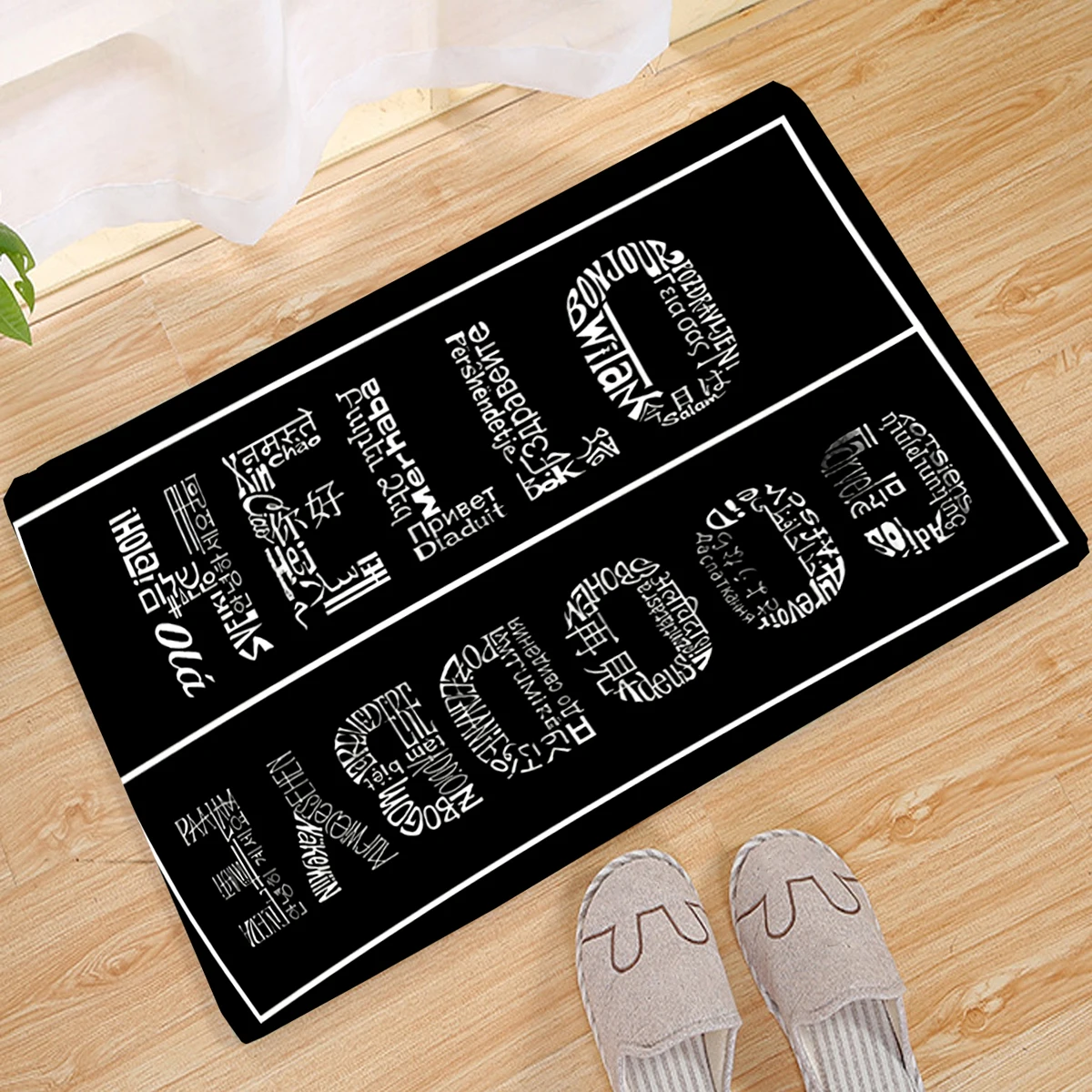 Black text Pattern Entrance Welcome Door Mat Anti-slip for Corridor Bath Kitchen Hallway Rug Mats home Decor
Black text Pattern Entrance Welcome Door Mat Anti-slip for Corridor Bath Kitchen Hallway Rug Mats home Decor
