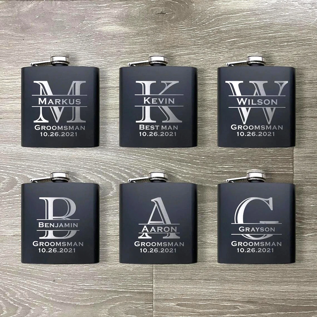 

Personalized Engraved Stainless Steel Hip Flask, Customized Logo, 6oz, Christmas, Birthday, Valentine's Day Gift, Wedding Favors