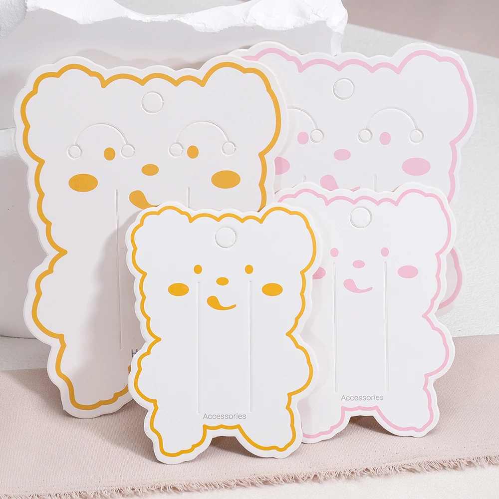 10pcs Cute Hair Accessories Display Card Bear Shape Holder for DIY Kids Hair Rope Hairband Headwear Packaging Card Retail Tag
10pcs Cute Hair Accessories Display Card Bear Shape Holder for DIY Kids Hair Rope Hairband Headwear Packaging Card Retail Tag