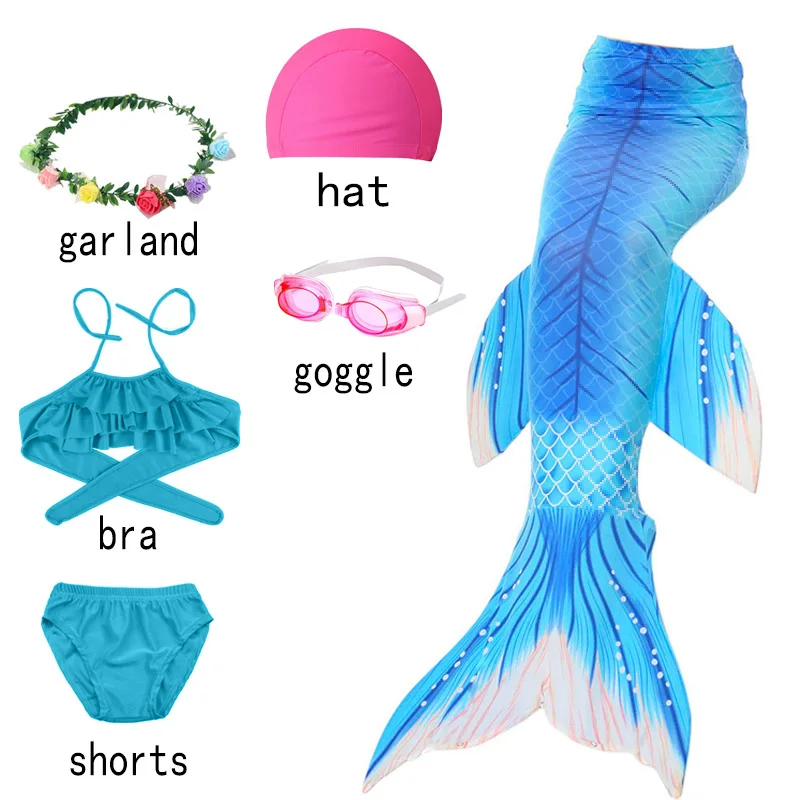 Beautiful Little Mermaid Tail Costume for Kids Girls Party Cosplay Mermaid Tail Swimsuit Fantasy Beach Bikini Swimming Set
Beautiful Little Mermaid Tail Costume for Kids Girls Party Cosplay Mermaid Tail Swimsuit Fantasy Beach Bikini Swimming Set