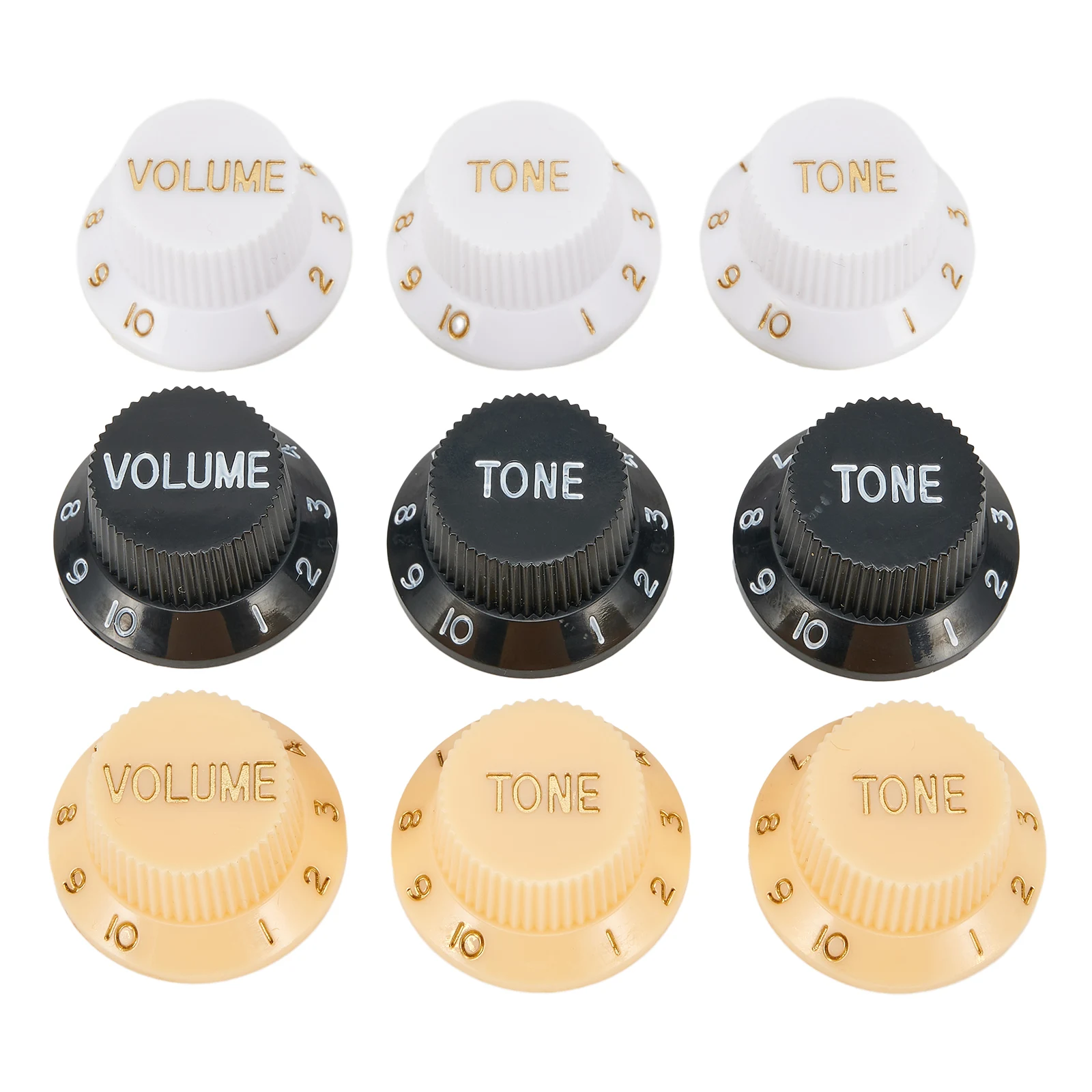 3PCS Guitars ST Knob 1 Volume 2 Tone Control Knobs For Guitar Accessories Guitar Volume Tone Knob Top Hat Musical Instruments
3PCS Guitars ST Knob 1 Volume 2 Tone Control Knobs For Guitar Accessories Guitar Volume Tone Knob Top Hat Musical Instruments