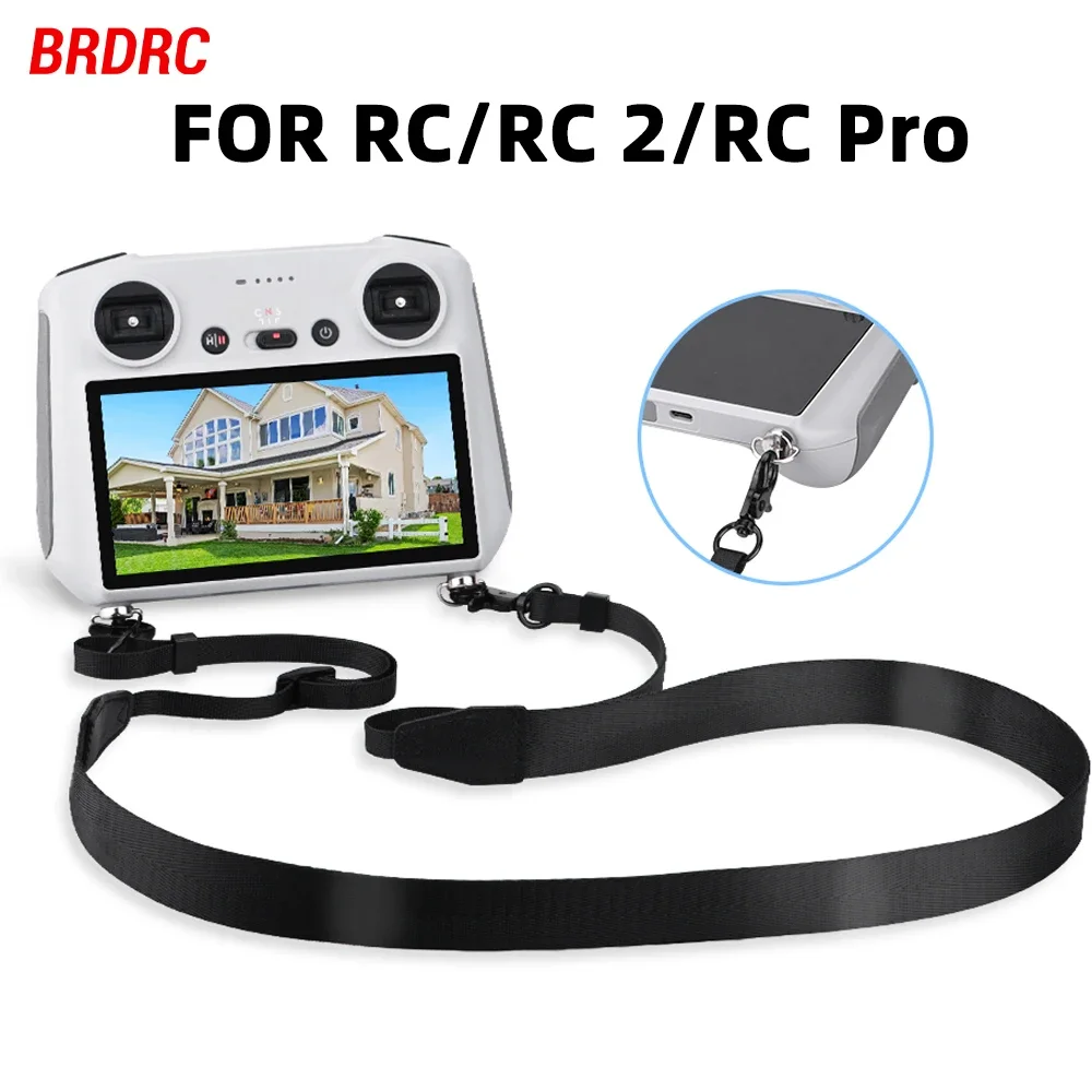 

BRDRC Lanyard For DJI Mini 3/Air 3/Mavic 3 Pro Drone Remote Controller Adjustable Neck Strap for DJI RC/RC Pro/RC 2 Accessories