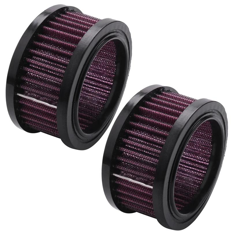 2 шт. Универсальный сменный Воздухоочиститель для мотоцикла, впускной фильтр для Sportster Xl 883 1200 48 2004-2018