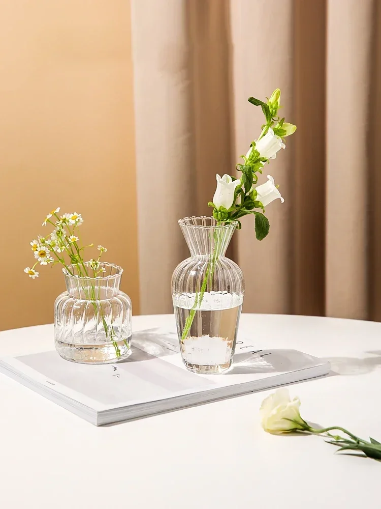 

Современные декоративные вазы, украшение для гостиной, сушеные строительные украшения для украшения дома, гидропоника, стеклянная ваза