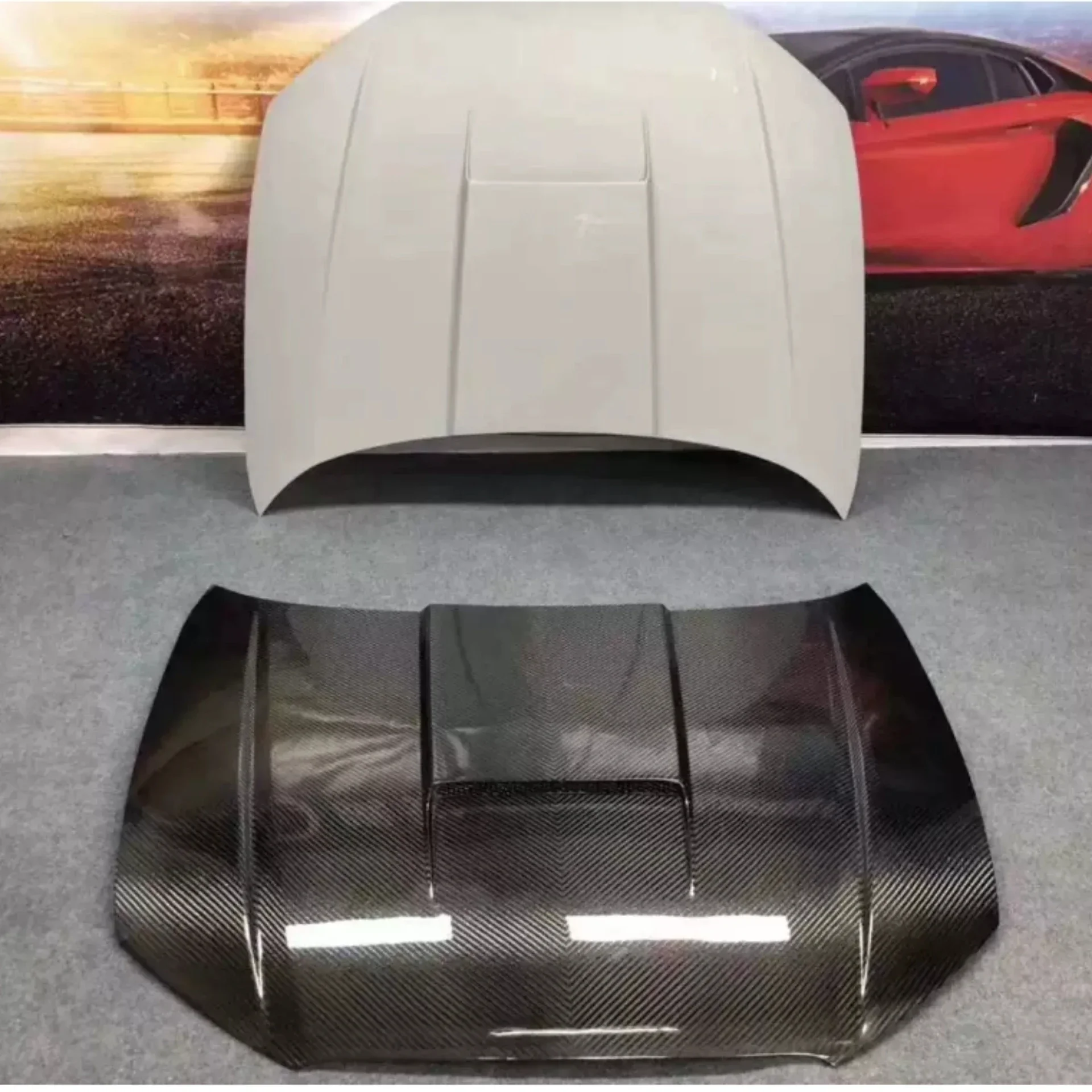 

Body Kit Carbon Fiber Engine Cover Resin Hood for Audi A3 S3 RS3 Convert Light Weight Bonnet Car Accessories