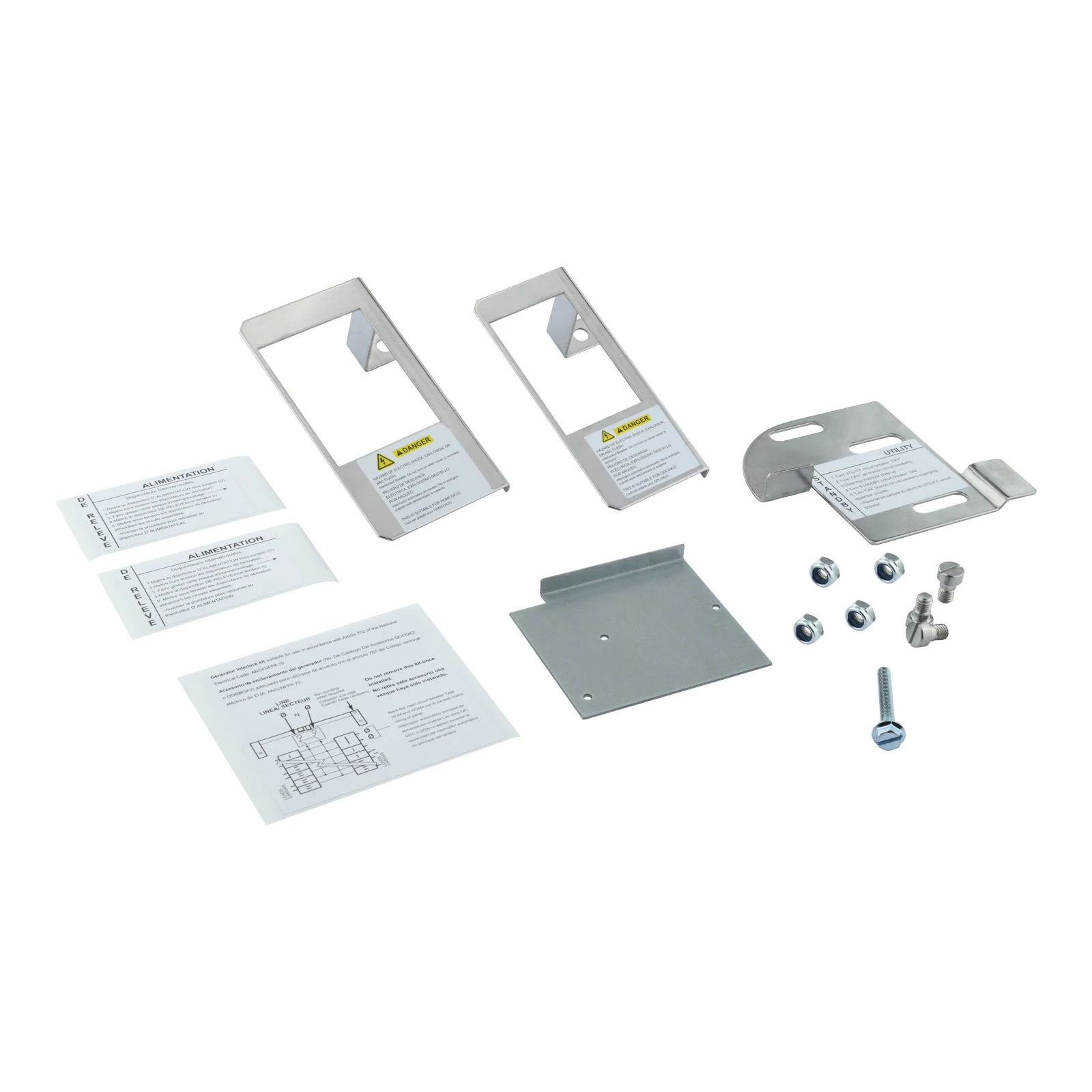 Generator Interlock Kits,Outdoor & Indoor Main Circuit Breaker Load Centers Kit for QOCGK2C QO HOMCGK2C Homeline,Rated 150A-225A
Generator Interlock Kits,Outdoor & Indoor Main Circuit Breaker Load Centers Kit for QOCGK2C QO HOMCGK2C Homeline,Rated 150A-225A