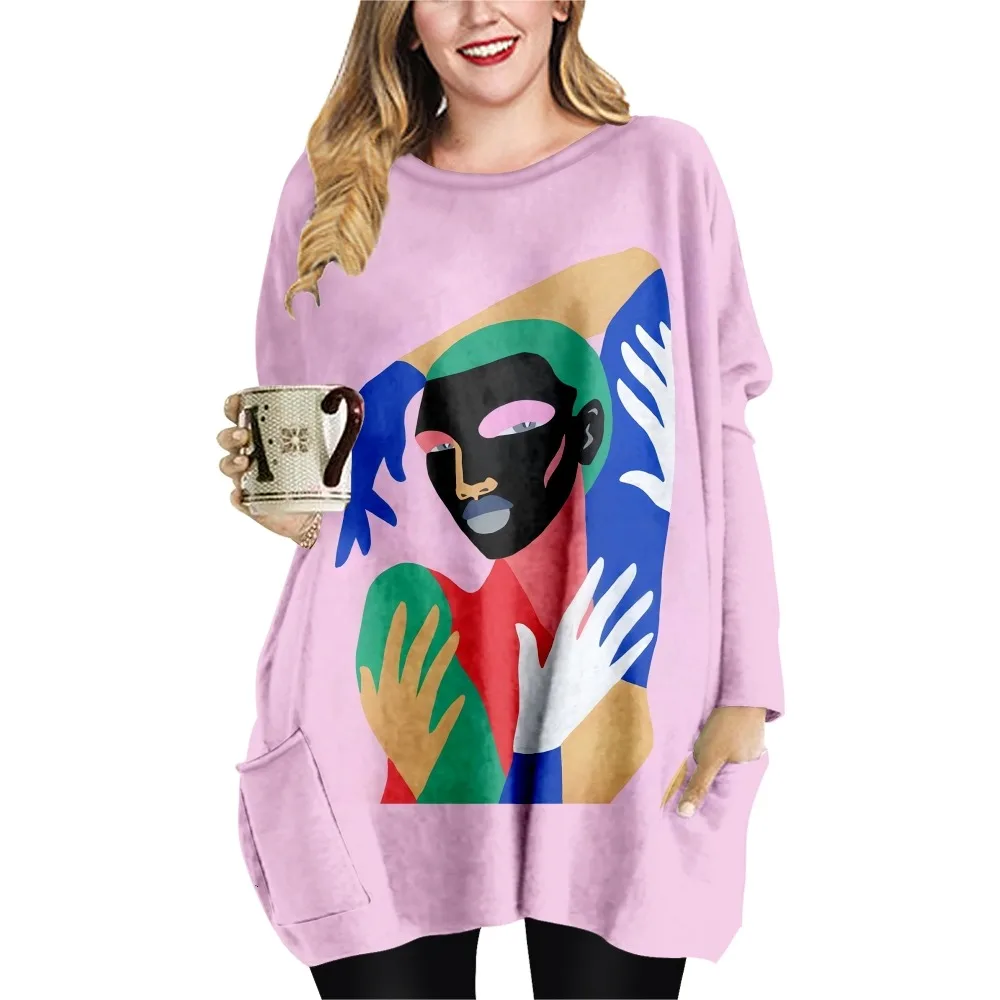 2022 SOJINM Abstract Printing T-shirt Female Summer Casual Vintage T-shirt Clothing Fashion Top Long Sleeve Blouse Oversized 2XL
2022 SOJINM Abstract Printing T-shirt Female Summer Casual Vintage T-shirt Clothing Fashion Top Long Sleeve Blouse Oversized 2XL