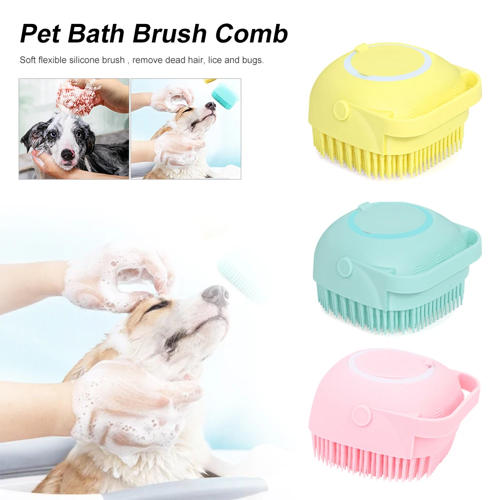Pet Cleaning Brush Soft Silicone Pet Bathing Brush Dogs Cats Shower Massage Brush Pet Cleaning Tools For Dog Cat Pet Supplies
Pet Cleaning Brush Soft Silicone Pet Bathing Brush Dogs Cats Shower Massage Brush Pet Cleaning Tools For Dog Cat Pet Supplies