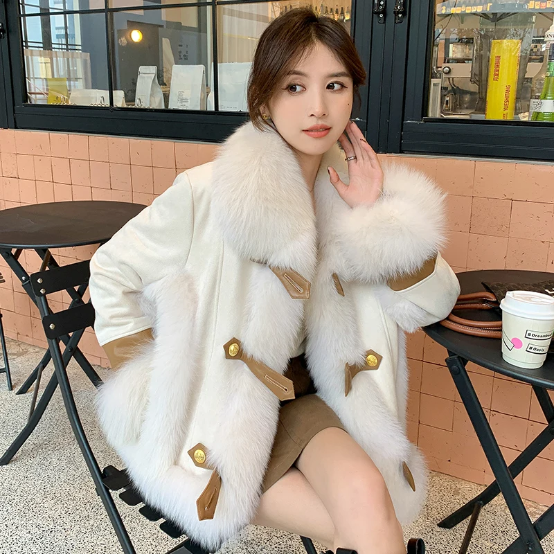 european design new 2022 Women Fox fur Coat Whole Skin Thick Warm Fox Fur Jacket LS03
european design new 2022 Women Fox fur Coat Whole Skin Thick Warm Fox Fur Jacket LS03