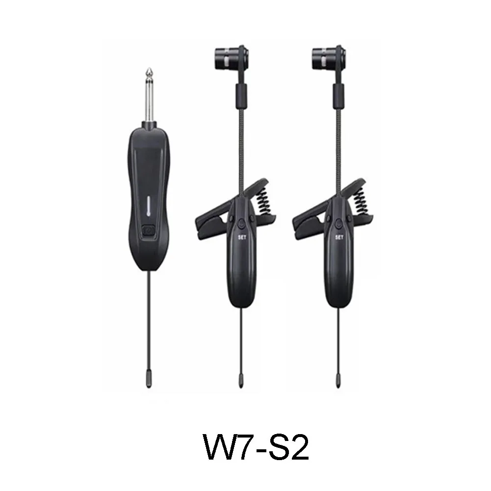 Wireless For Saxophone Microphone System with 2 Receivers and 1 Transmitter for Trumpets and For Saxophones
Wireless For Saxophone Microphone System with 2 Receivers and 1 Transmitter for Trumpets and For Saxophones