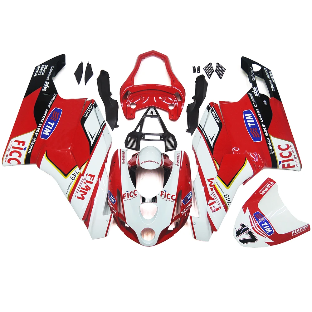 Motorcycle Bodywork Set for Ducati 749 999 2003 2004 High Quality Injection ABS Plastics Fairings Mold Replacement Accessories
Motorcycle Bodywork Set for Ducati 749 999 2003 2004 High Quality Injection ABS Plastics Fairings Mold Replacement Accessories