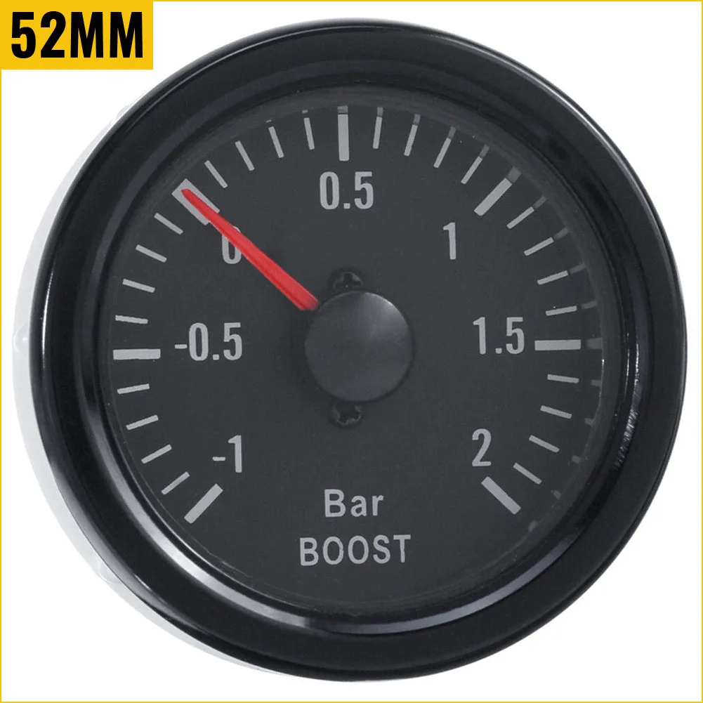 Universal 12V Car 52mm 2" Pointer Boost Gauge -1~0~2 BAR Turbo Boost Meter White LED Turbo Pressure Gauge Car Accessories
Universal 12V Car 52mm 2" Pointer Boost Gauge -1~0~2 BAR Turbo Boost Meter White LED Turbo Pressure Gauge Car Accessories