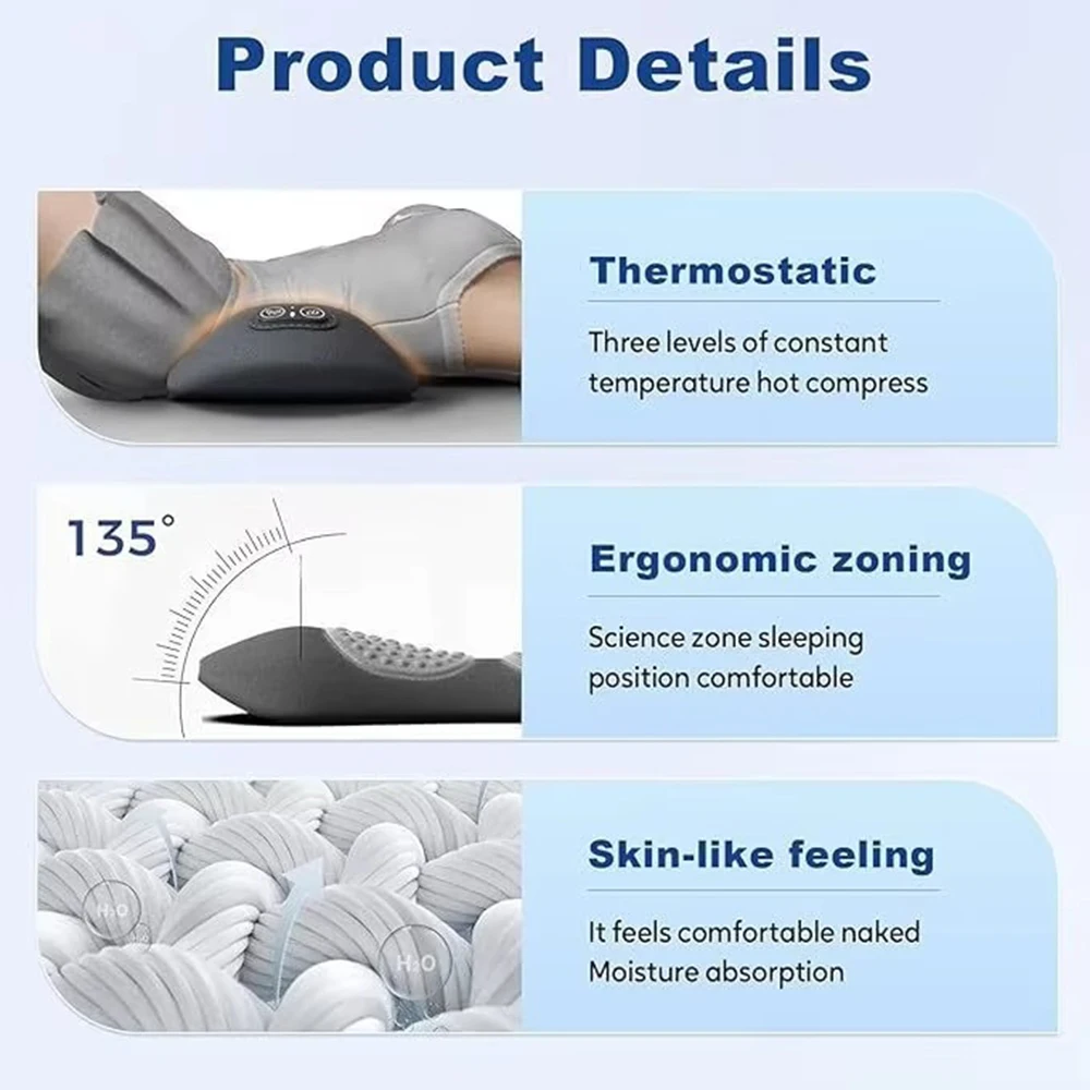 NEW 3-in-1 Back Massager with Relief Bed Sleeping Shiatsu Deep Tissue Portable Shoulder Lower Back Pain Relief Waist Massager 16 NEW 3-in-1 Back Massager with Relief Bed Sleeping Shiatsu Deep Tissue Portable Shoulder Lower Back Pain Relief Waist Massager 21