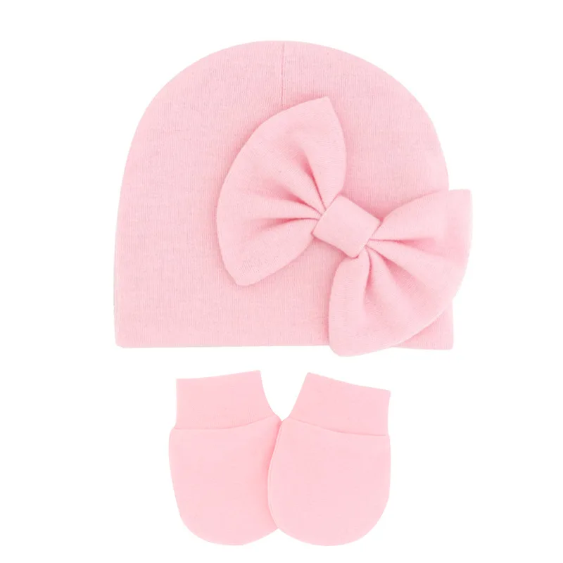 Adorable Baby Girl Beanie & Gloves Set - 2 Pieces 6 S8b3a1abdf41440518fe91b8dc686a124j