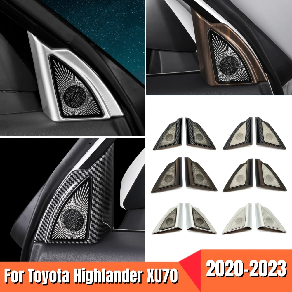 For Toyota Highlander Kluger XU70 2020 2021 2022 2023 Car A-Pillar Door Stereo Audio Speaker Cover Trim ABS Sticker Accessories
For Toyota Highlander Kluger XU70 2020 2021 2022 2023 Car A-Pillar Door Stereo Audio Speaker Cover Trim ABS Sticker Accessories