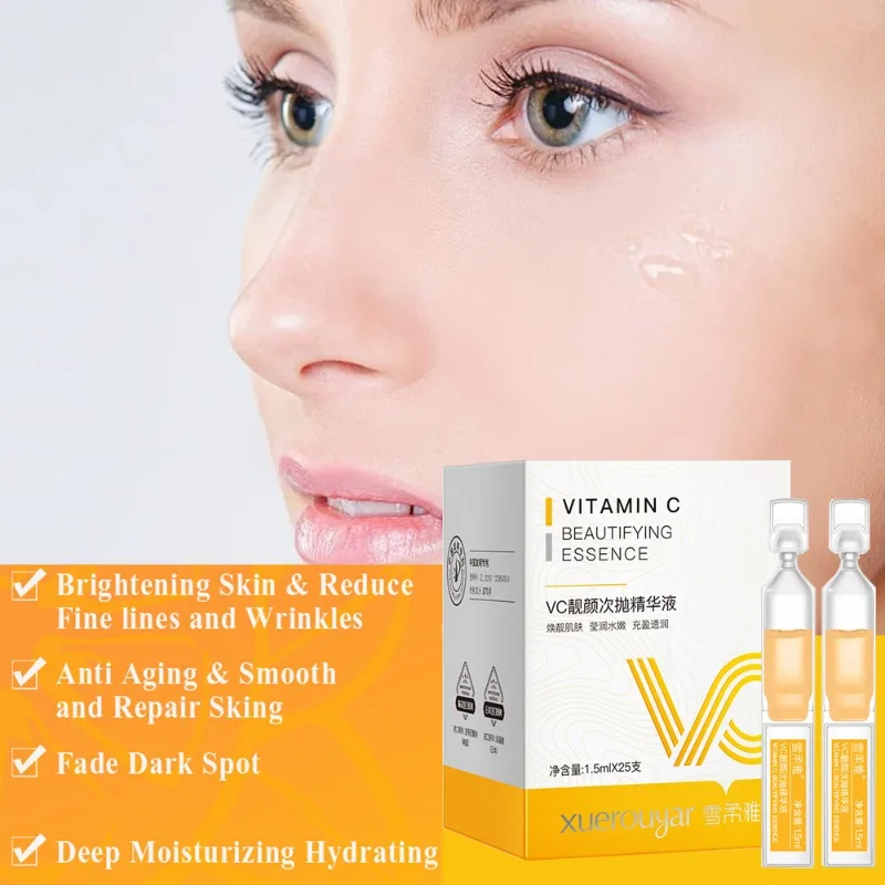 

Vitamin C Serum for Face & Eye for Brightening Skin,Dark Spot Remover,Reduce Wrinkle,Anti Aging,Moisturizer Skin Care for Travel