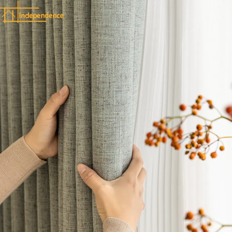 Fresh linen Zen simple Chinese style study full blackout curtains famous living room Curtains for Living dining room bedroom
Fresh linen Zen simple Chinese style study full blackout curtains famous living room Curtains for Living dining room bedroom