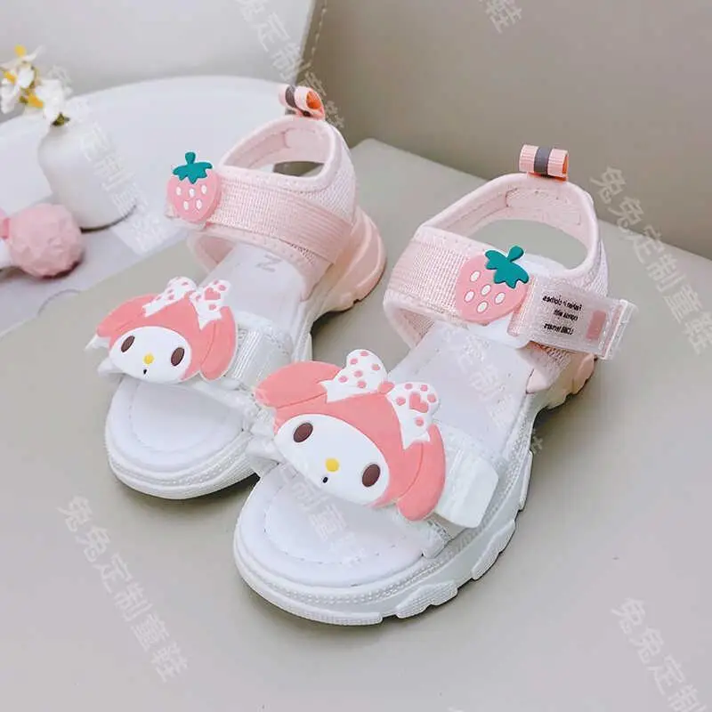 2024 My Melody Girls Sandals Sanrio Kawaii Anime Kuromi Shoes Summer Sweet Cute Babys Beach Shoes Anti Slip Tide Gift for Kids
2024 My Melody Girls Sandals Sanrio Kawaii Anime Kuromi Shoes Summer Sweet Cute Babys Beach Shoes Anti Slip Tide Gift for Kids