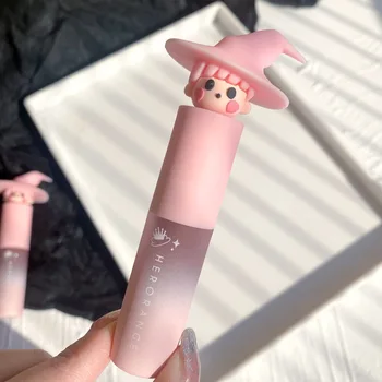 Revelando o Segredo para uma Pele Flawless: Pó Facial de Alta Qualidade para um Acabamento Fosco e Controle de Oleosidade 5 Cute Girl Velvet Matte Lipstick Lip Gloss Liquid Lip Tint Cream Pigment Long Lasting Silky Texture for Lips Women’s Cosmetics