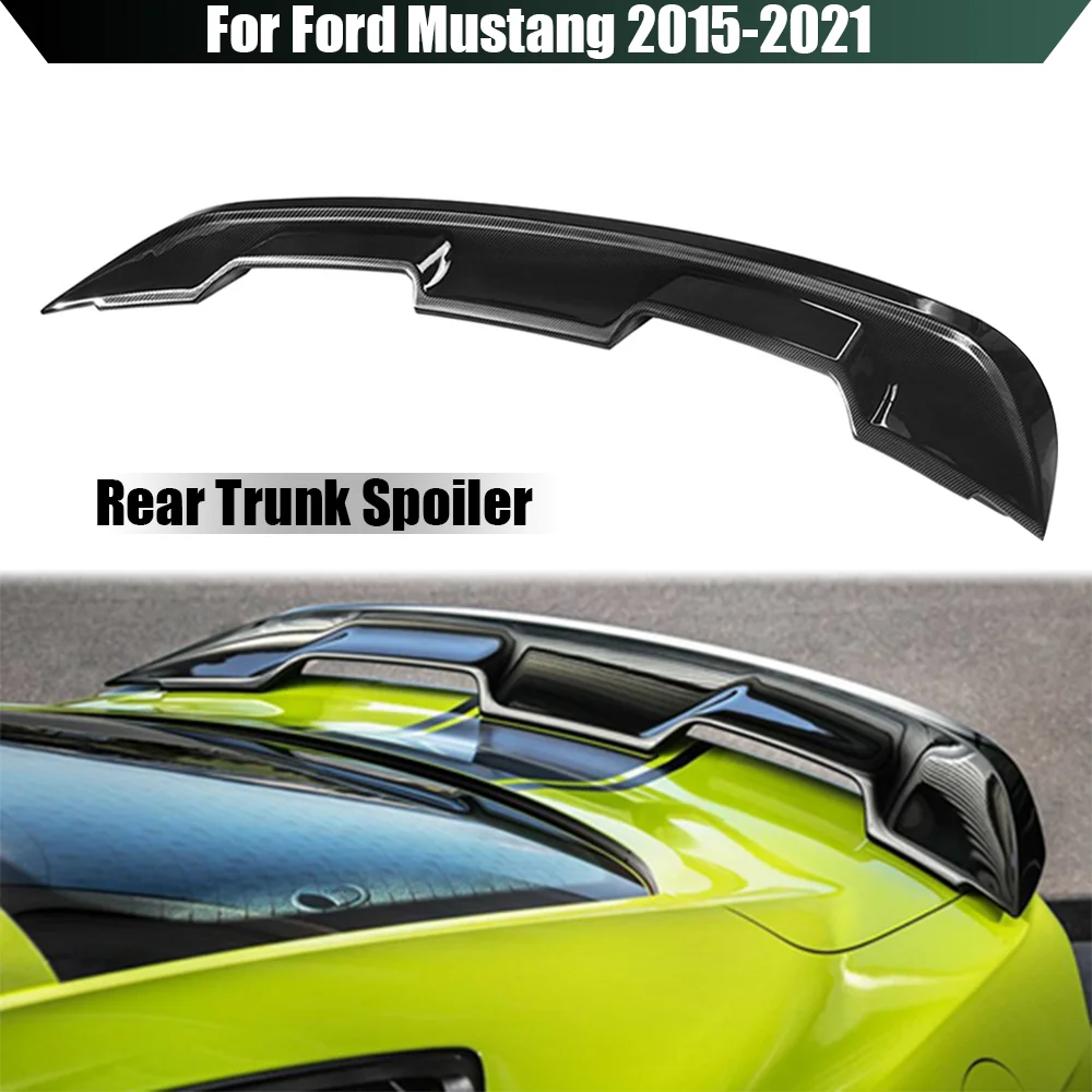 GT500 Style Rear Trunk Spoiler Wing Boot Lip Glossy Black / Carbon Look For Ford Mustang 2015 2016 2017 2018 2019 2020 2021
GT500 Style Rear Trunk Spoiler Wing Boot Lip Glossy Black / Carbon Look For Ford Mustang 2015 2016 2017 2018 2019 2020 2021