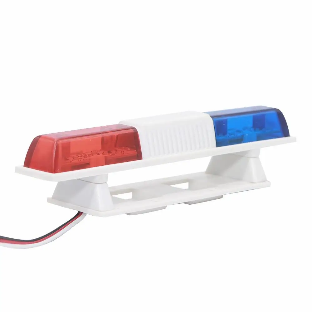 

RC Car Accessories Led Police Flash Light Alarming Light for 1/10 HSP Kyosho Trax Tamiya Axial SCX10 D90 RC Car Parts