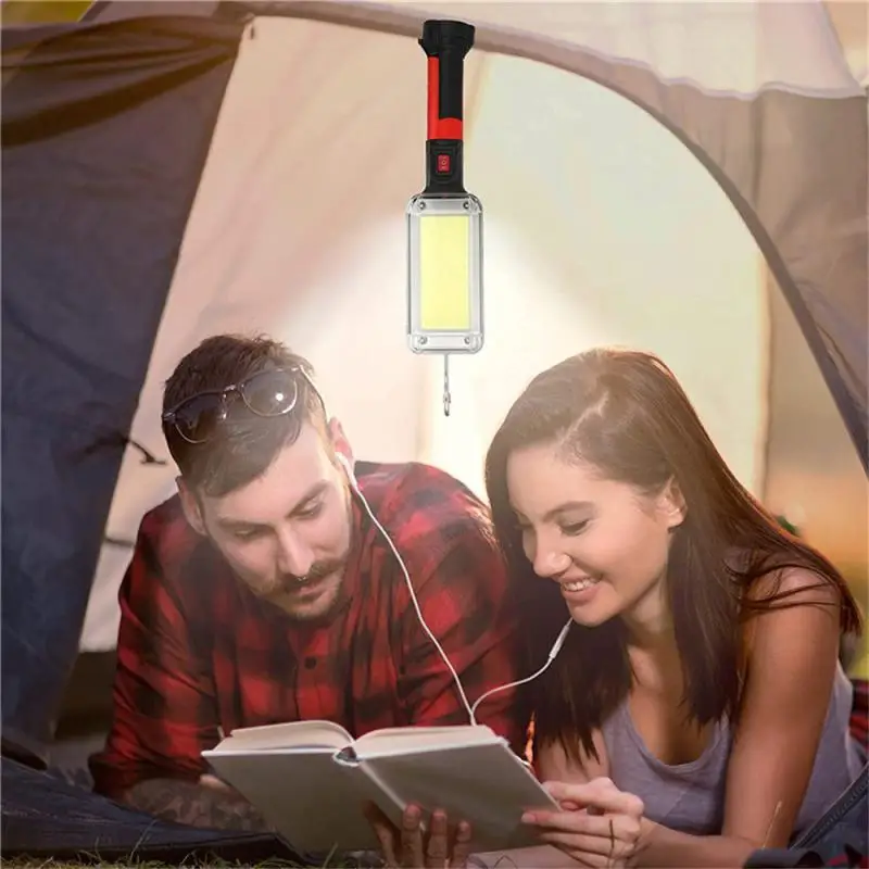 Work Light Portable Lamp Hook Magnet Camping Lamp High Low COB USB Rechargeable 18650 Flashlight Work Waterproof
Work Light Portable Lamp Hook Magnet Camping Lamp High Low COB USB Rechargeable 18650 Flashlight Work Waterproof