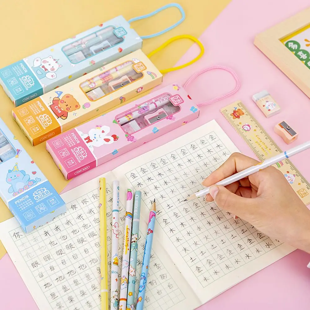 Student Eraser Stationery Gift Drawing Tool Animal Cartoon Pencil Stationery Set Writing Pencil Sketch Pencil Set
Student Eraser Stationery Gift Drawing Tool Animal Cartoon Pencil Stationery Set Writing Pencil Sketch Pencil Set