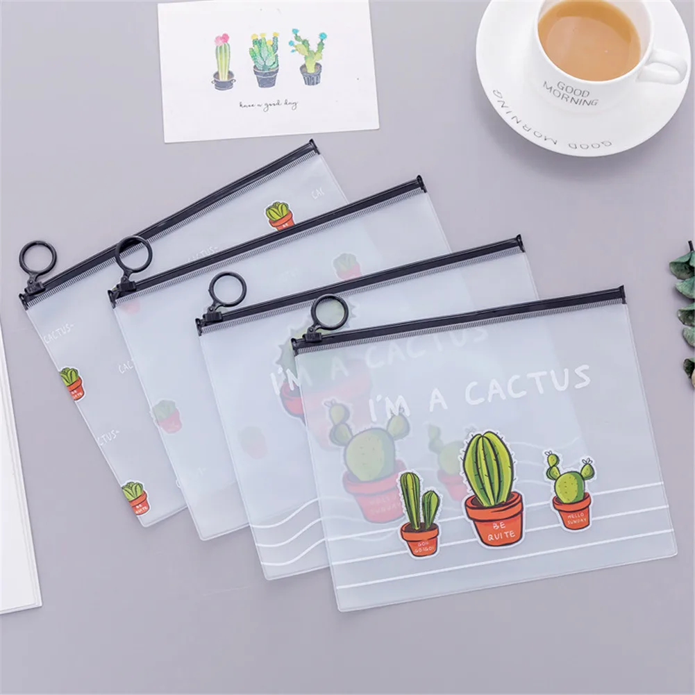New Cute Cactus Pattern PVC Zipper Pouch Transparent Pencil Case Large Capacity Stationery Bag Household Sundries Storage Bags
New Cute Cactus Pattern PVC Zipper Pouch Transparent Pencil Case Large Capacity Stationery Bag Household Sundries Storage Bags