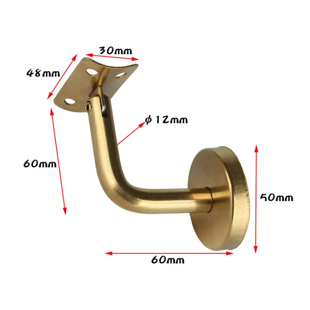 Accessory Bracket Golden Parts Replacement Bannister Bracket Fixing Handrail Stainless Steel Stair Rail Support
Accessory Bracket Golden Parts Replacement Bannister Bracket Fixing Handrail Stainless Steel Stair Rail Support